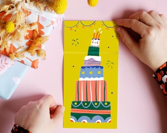 Folding card | Greeting card | Postcard | | Birthday Card Pie