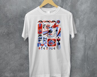 Diseño de camiseta con arte de raíces salvajes / Artículo de ilustración único