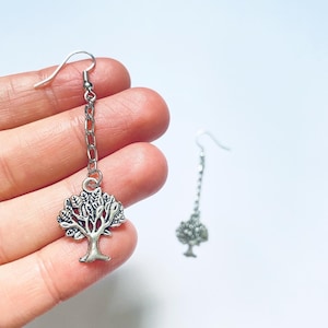 Tree of Life Earrings | Plant Nature Lover Forest Earth Afterlife Heaven Mythology Folklore Culture Landscape Cute World Trees Vibes Foliage