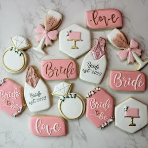 Bridal to Be Custom Sugar Cookie Set