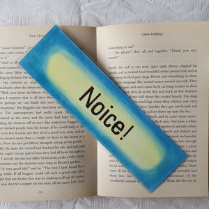 Brooklyn Nine-Nine &#39;Noice!&#39; Inspired Bookmark (One of a Kind, Brooklyn Nine-Nine Gift) Book Club Gift