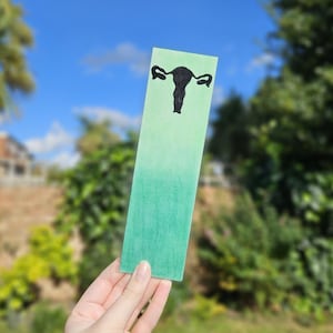 Internal Reproductive Organ (Gren) Bookmark, Laminated, Handmade