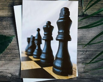 A5 Chess Board Art Print