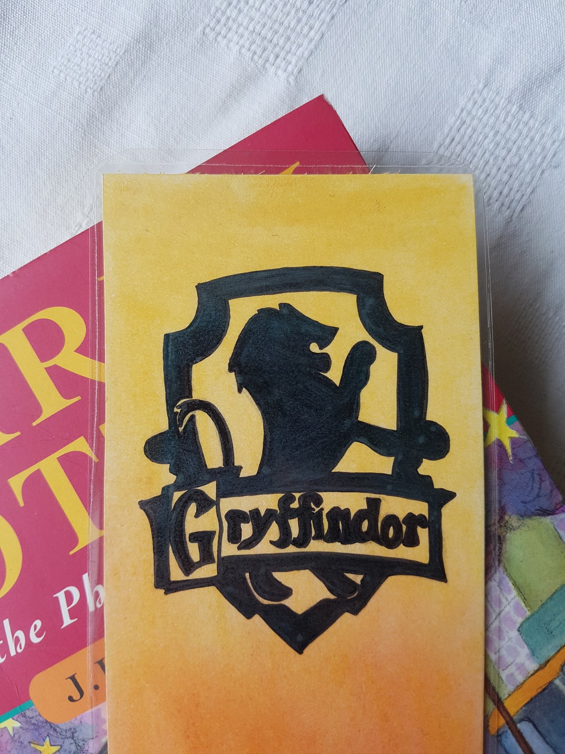 Harry Potter Gryffindor Bookmark | Etsy