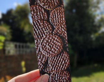 Chocolate Digestive Biscuit Bookmark,  Eco-Friendly