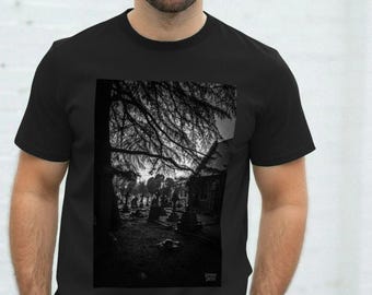 Creepy Graveyard Halloween T-shirt