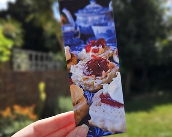 Cream Tea Bookmark, Eco-Friendly,