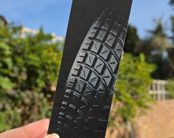 Motorsport & Formula 1 Tyre Bookmark, Eco-Friendly,