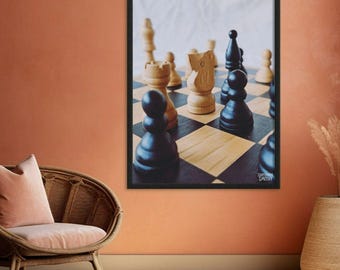 Knight Chess Piece Fine Art Print