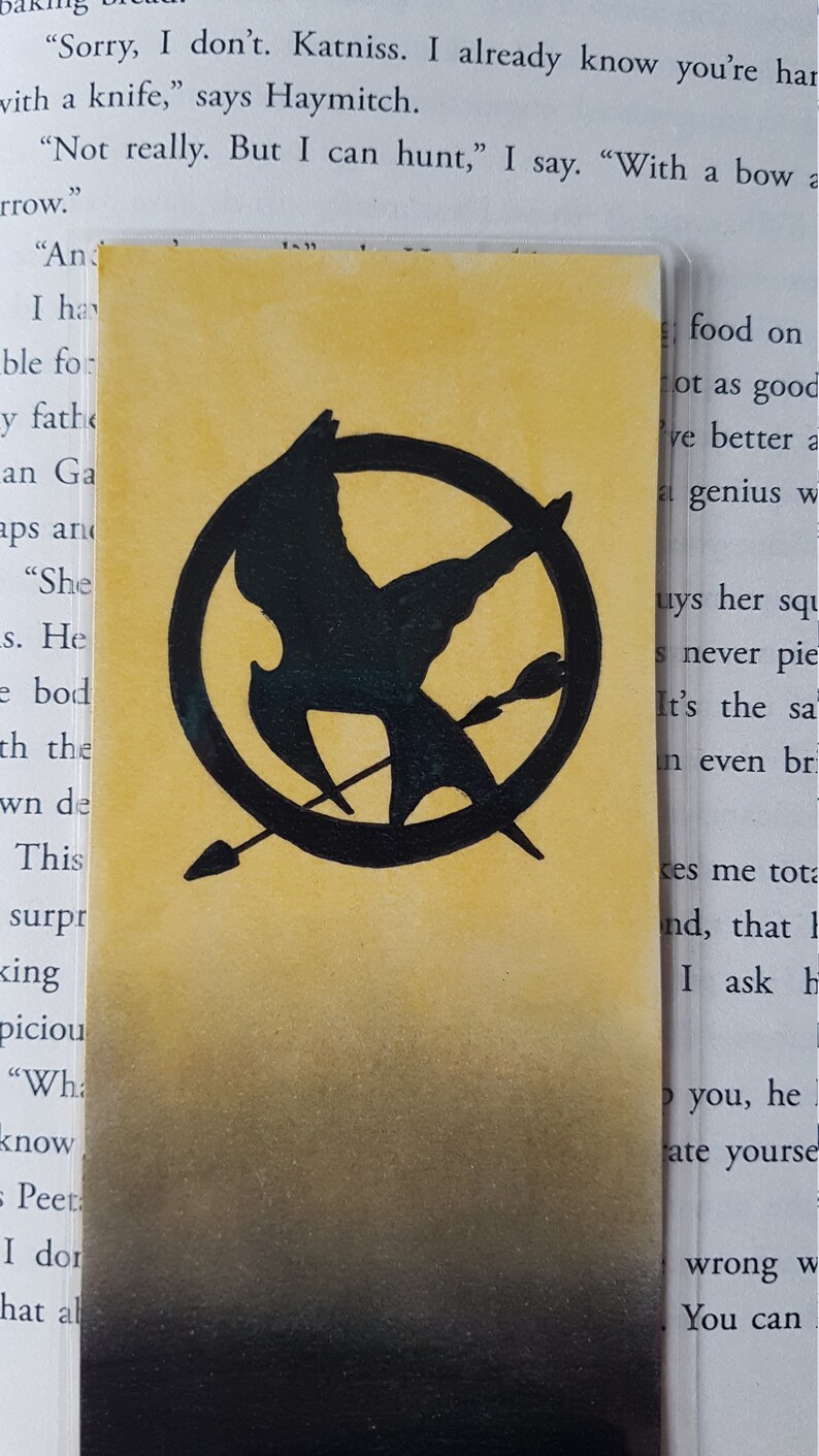 The Hunger Games Bookmark | Etsy