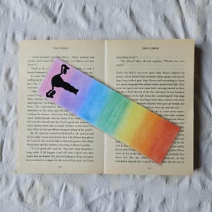Internal Reproductive Organ (Rainbow) Bookmark, Handmade, Laminated image 8