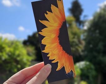 Sunflower Bookmark, Eco-Friendly,