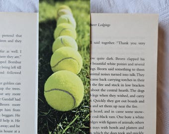 Tennis Balls Bookmark, Eco-Friendly,