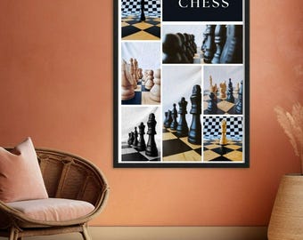 Chess Lover Collage Fine Art Print