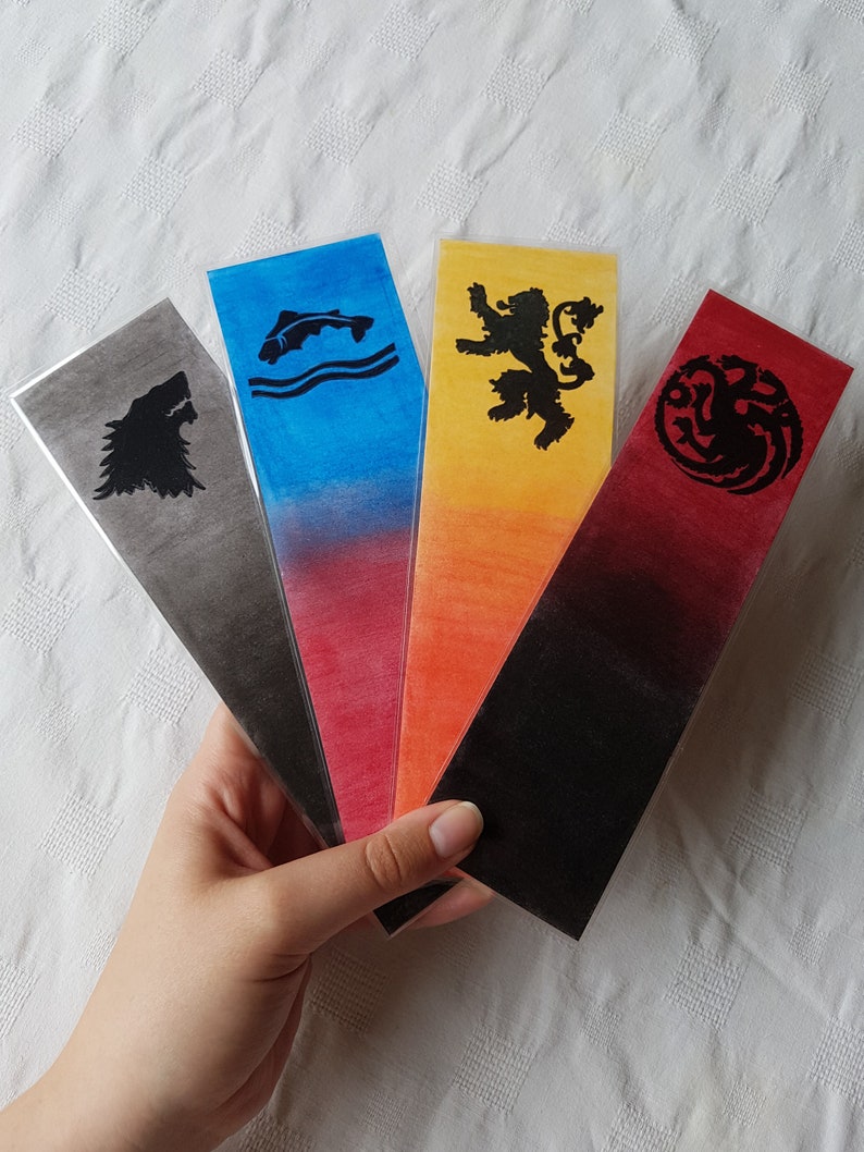 Game of Thrones House Stark Inspired Bookmark - Etsy