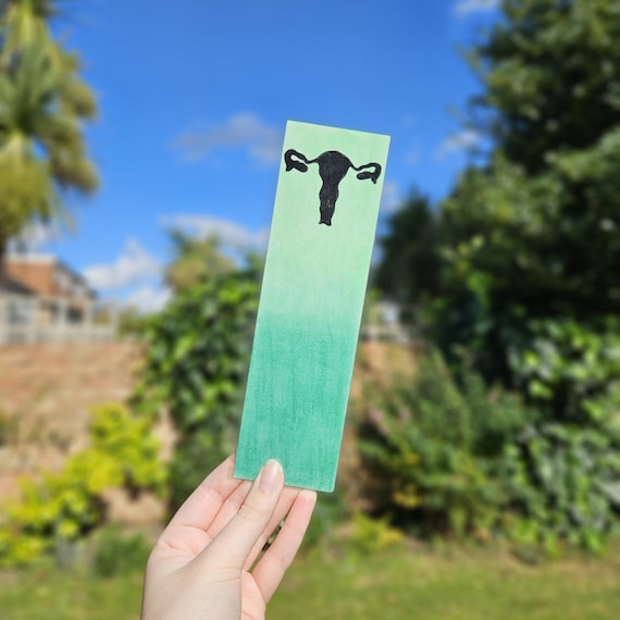 Internal Reproductive Organ (Gren) Bookmark, Laminated, Handmade