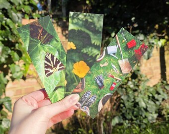Witchy Bookmarks Set of 3, Sustainably Printed on Recycled Cardstock