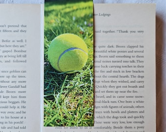 Tennis Ball Bookmark, Eco-Friendly,