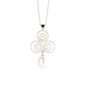 necklace with pendant: filigree1SWP 925 image 1