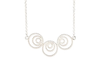 necklace with pendant: "filigree 1" -  925 sterling silver