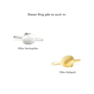 ring sea shell sterling image 9