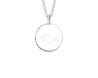 necklace with pendant: customizable name necklace - 925 sterling