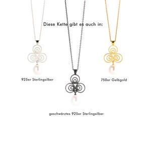 necklace with pendant: filigree1SWP 18k yellow image 9