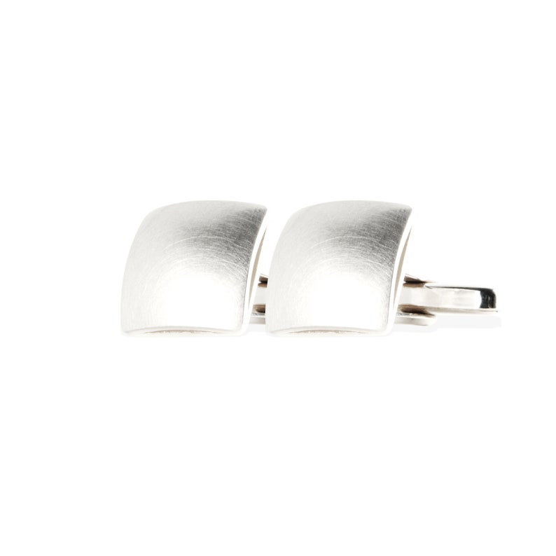 cufflinks Square matted 925 silver zdjęcie 5