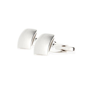 cufflinks Square matted 925 silver image 1