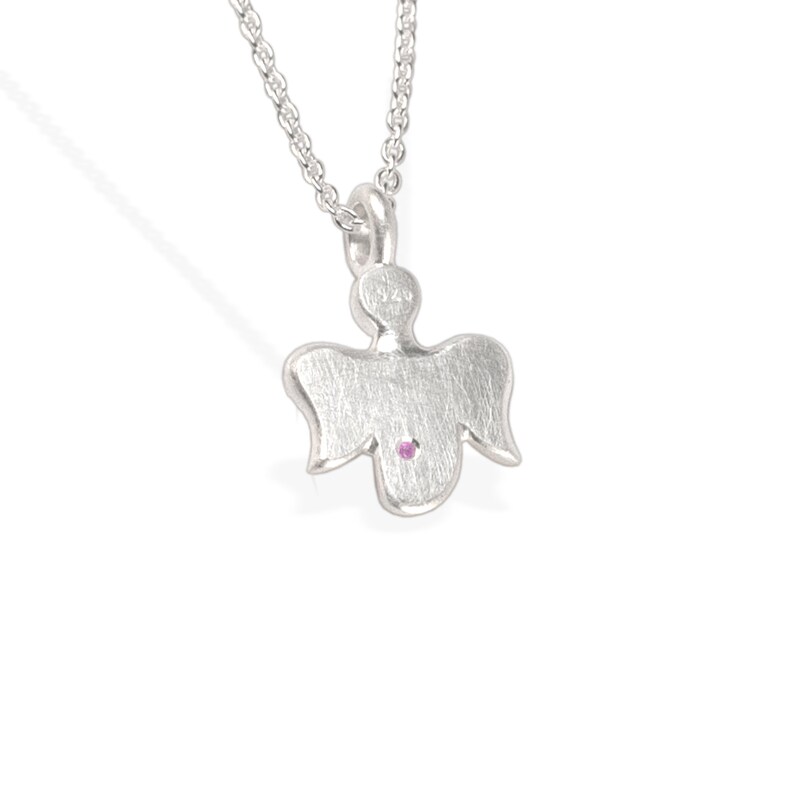 lucky charm: guardian angel necklace sterling image 6