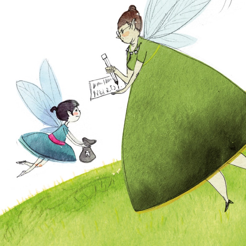 tooth fairy: kids book, german image 5