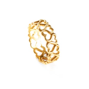 ring hearts - 18k gold