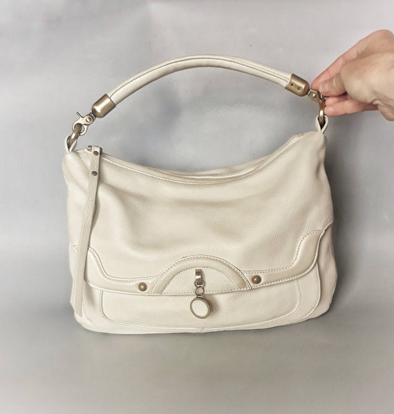Vintage Modalu Creamy White Genuine Leather Should