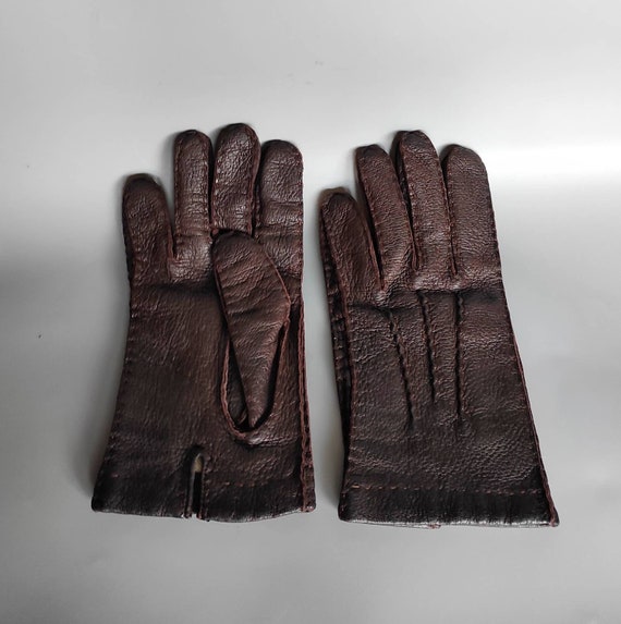 Vintage Genuine Leather Handmade Gloves Accessorie