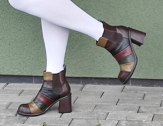 vintage block heel shoes