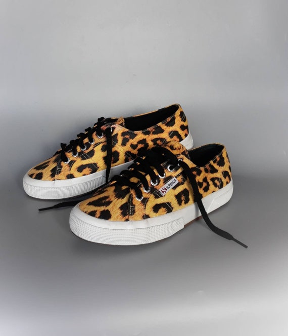 leopard print canvas shoes