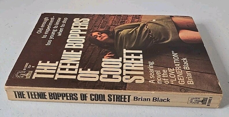 The Teenie Boppers Of Cool St. Brian Black 1967 Softcover Library Pulp Fiction image 3