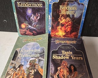 Dragonlance Preludes 3-3 Preludes II Vol. 1 & 3 TSR Saga Fantasy Paperbacks