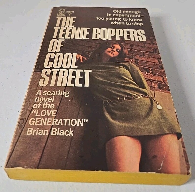 The Teenie Boppers Of Cool St. Brian Black 1967 Softcover Library Pulp Fiction image 2
