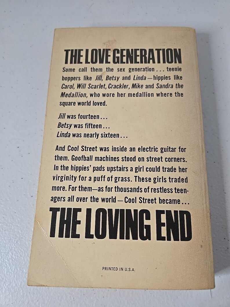 The Teenie Boppers Of Cool St. Brian Black 1967 Softcover Library Pulp Fiction image 4