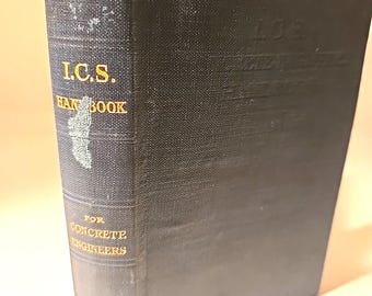 1911 Concrete Engineers' Handbook Hool & Johnson 1st Edition 1st Printing
