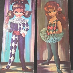 60s Big Eye Art by Eden - Etsy