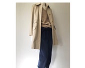 Vintage AQUASCUTUM coat Vintage designer country coat Vintage AQUASCUTUM car coat Vintage gabardine raincoat Vintage classic short mac