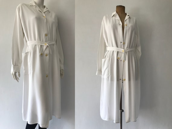 Vintage duster/vintage chore coat/vintage workwea… - image 8