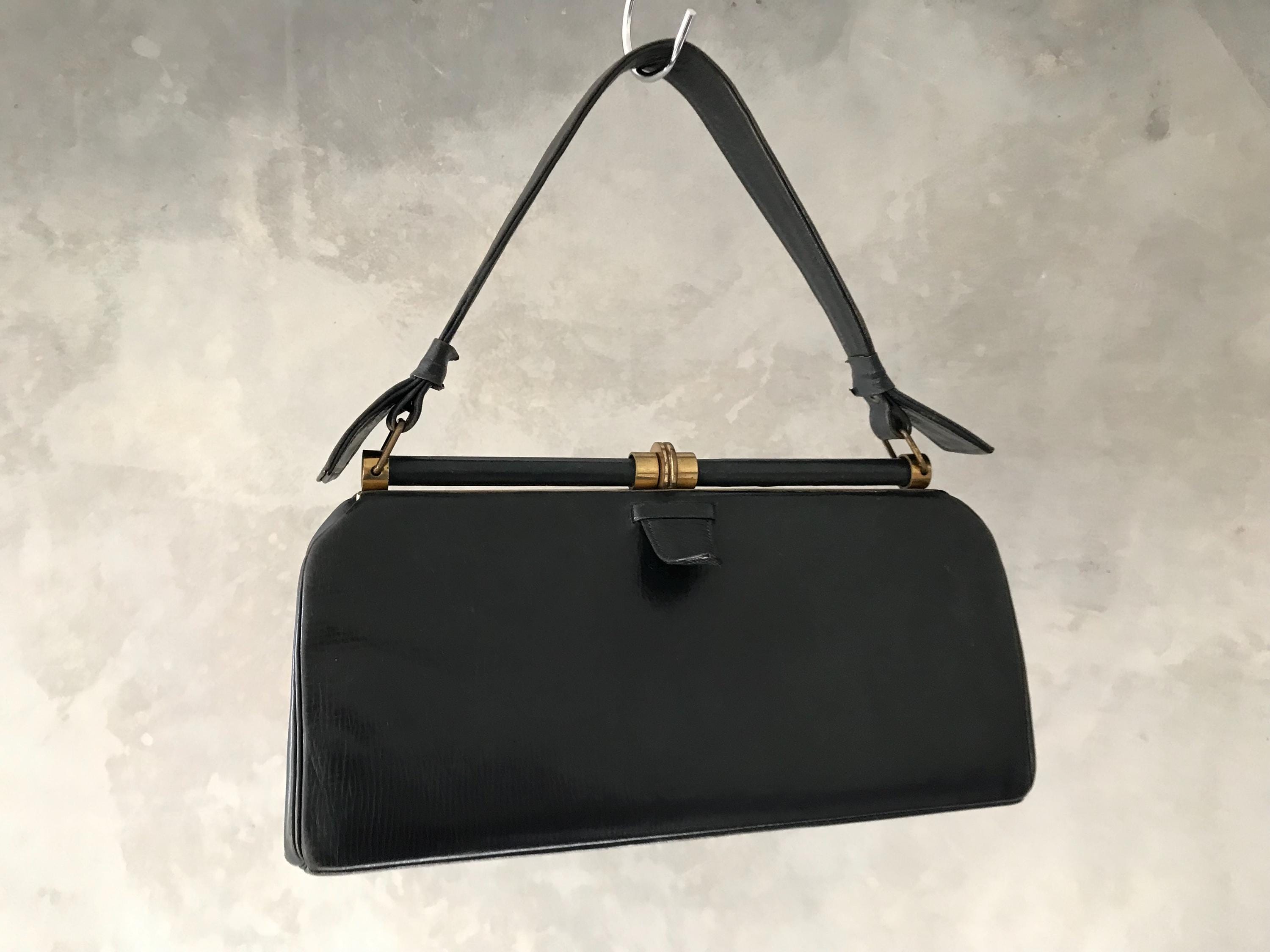 1930s Leather Bag - Etsy Canada