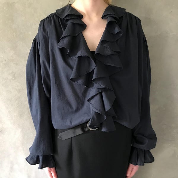 Poet Chiffon Ruffled Blouse
