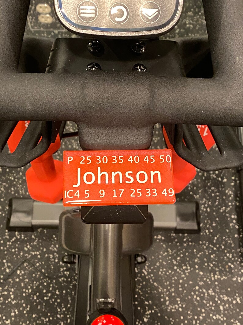 Peloton Conversion Chart for Schwinn IC4 or Bowflex C6 Bike | Etsy