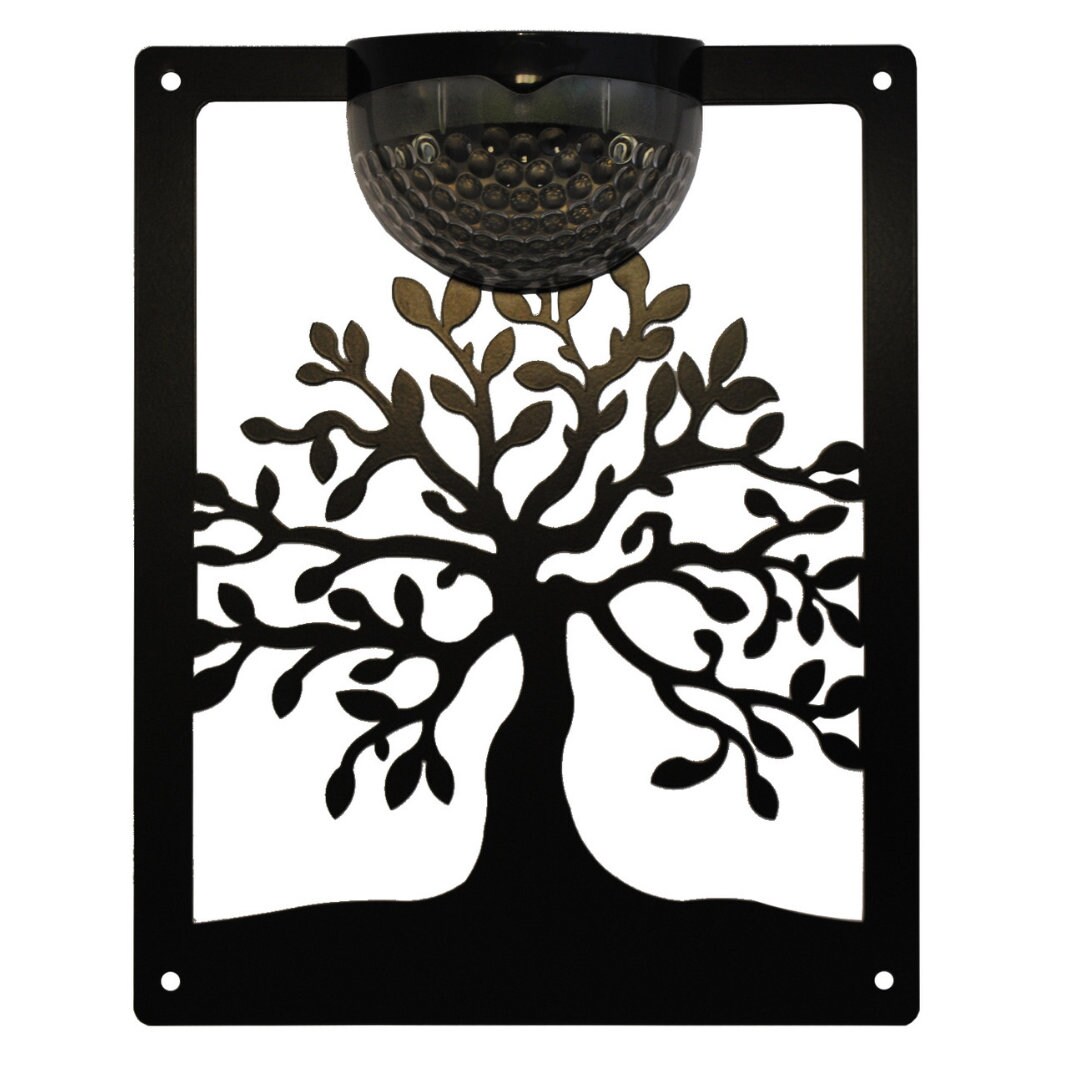Solar Light Plaque Tree of Life Gift for gardeners Etsy