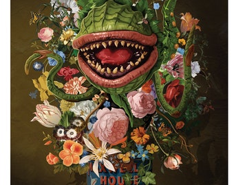 Little Shop of Horrors (No typography) A3 Art Print