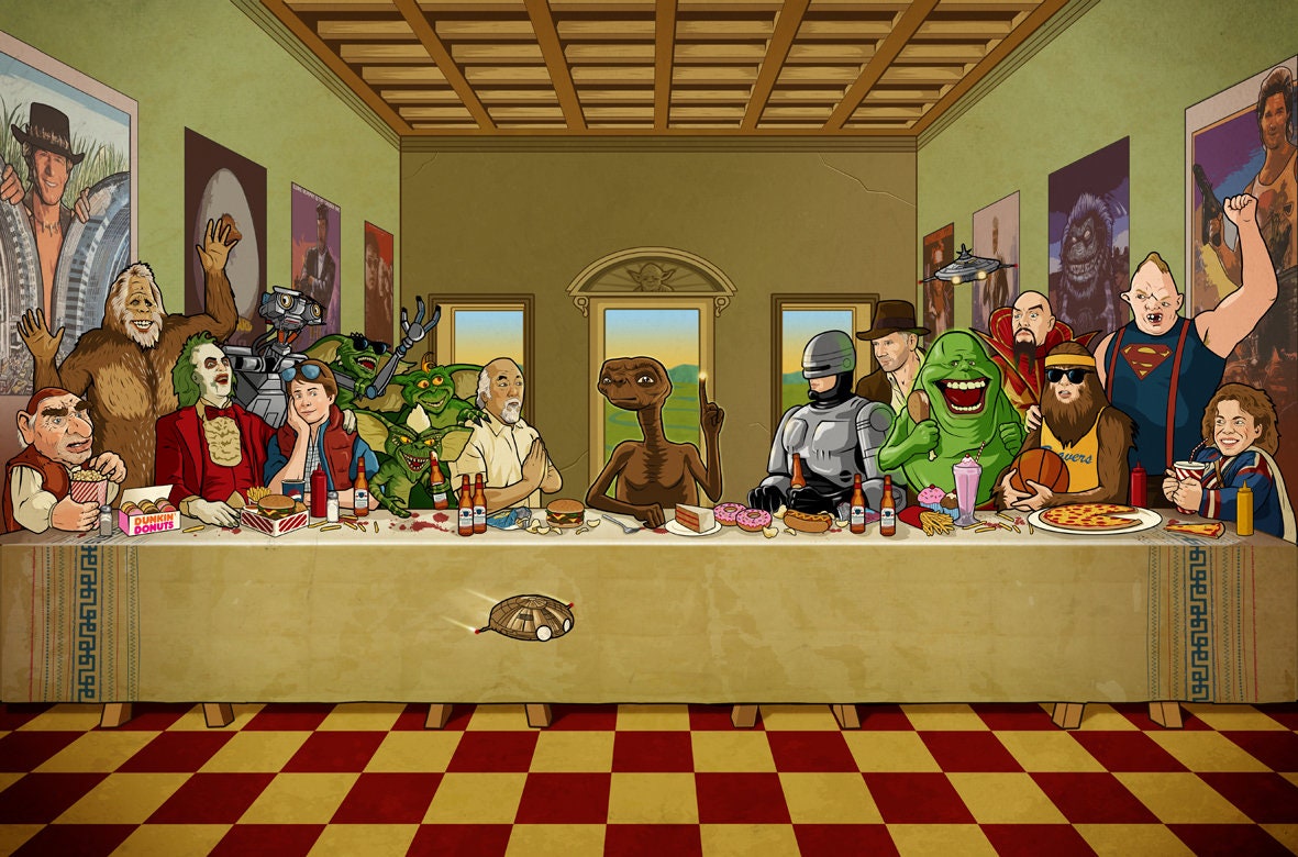 Last Supper Cartoon - Etsy Last Supper Cartoon - Etsy